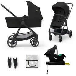 Kinderkraft Kinderwagen Newly Mink Pro 4 in 1 Classic Black + Base