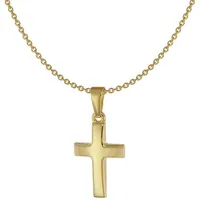 Acalee 20-1220 Kinder-Halskette mit Kreuz-Anhänger Gold 333 / 8 Karat, 38 cm
