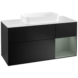 Villeroy & Boch Waschtischunterschrank 120 x 60,3 x 50,1 cm Schwarz Matt