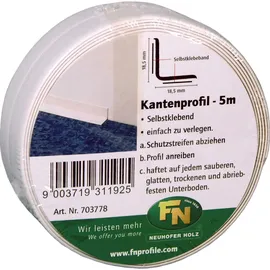 FN Neuhofer - Knickwinkelleiste 500 Cm 18,5 X 18,5 Mm Weiß Leisten