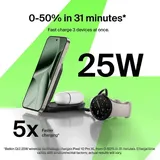 Belkin Qi2 Drinnen, USB, Kabelloses Aufladen, 1,5 m, Schwarz