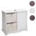 MCW Waschbeckenunterschrank 65 x 60 x 31 cm Weiß