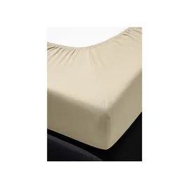 IRISETTE Spannbettlaken Jersey 180-200 x 200 cm beige