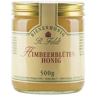 Honig Himbeerblüten, mild, leicht fruchtig, mit zartem Himbeeraroma, 500g