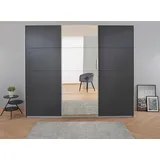Rauch »Kleiderschrank Schrank Garderobe BESTSELLER KOLUNA mit Spiegel«, inkl. 2 Innenschubladen sowie extra Einlegeböden MADE IN GERMANY, grau