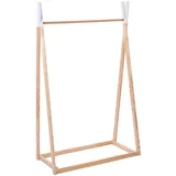 Wellhome WELL HOME MOBILIARIO & DECORACIÓN Kindergarderobe, Holz, natur, L 78 x T 38 x H 126 cm