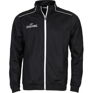 Spalding Team Aufwärmjacke Jacke, schwarz/Weiß, 116