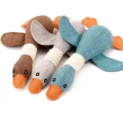 Plüsch-Beißring mit Quietscher 34cm (Ente)