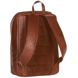 The Chesterfield Brand Rich Business-Rucksack Leder 45 cm Laptopfach braun