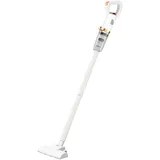 Gsycle Akku-Staubsauger, 2-in-1, leiser, wiederaufladbarer Handstaubsauger, elektrischer Besen-Staubfänger mit Bodenbürste für Hartholzböden, Teppiche, Tierhaare