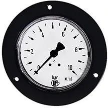 Riegler Standardmano., Frontring schwarz, G 1/8 hinten, 0-25,0 bar, Ø40