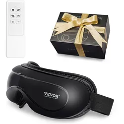 VEVOR Augenmassagegerät Fernbedienung Augenpflegegerät 5 Modi Bluetooth-Musik
