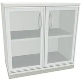 FM Helmets Sidney Aktenschrank 80 x 44,2 x 78,1 cm weiß