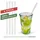 Cepewa Trinkhalme Glas 20 cm 4 St. Transparent