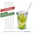 Cepewa Trinkhalme Glas 20 cm 4 St. Transparent