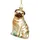 SIKORA Mops besondere Weihnachtskugel Glas Christbaumschmuck Deko Figur Weihnachten Anhänger - Meisterstücke - BS706, Variante:beige