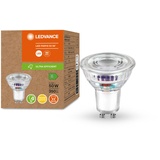 LEDVANCE LED Stromsparlampe, PAR16 Reflektor mit GU10 Sockel, Warmweiß (3000K), 2,1 Watt, ersetzt herkömmliche 50W-Leuchtmittel, besonders hohe Energieeffizienz und stromsparend, 1er-Pack