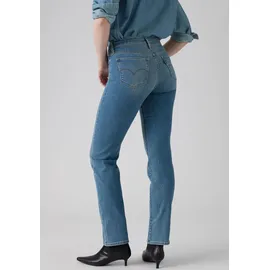 Levi's Damen Jeanshose 314 Shaping mit Stretch-Anteil, Straight Fit, Blau (Eternal Indigo Mid), W29/L34