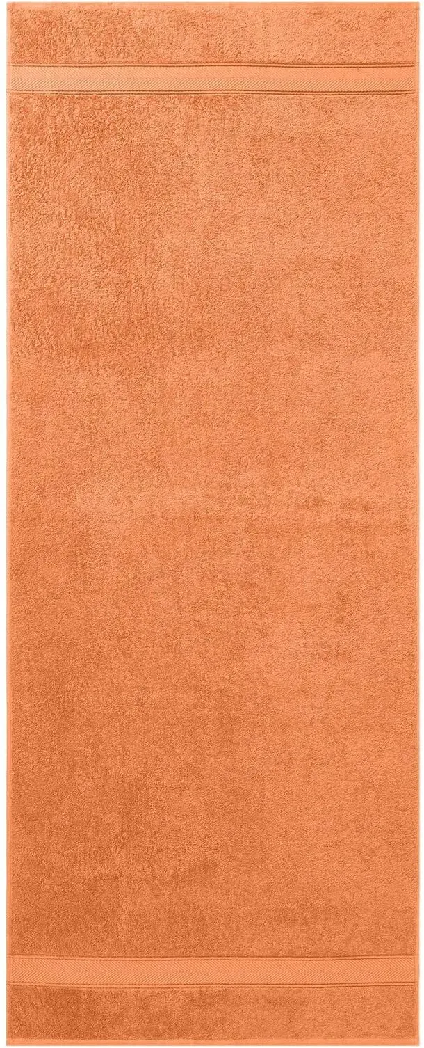 BettwarenShop Saunatuch Essential 80x200 cm | pfirsich - orange