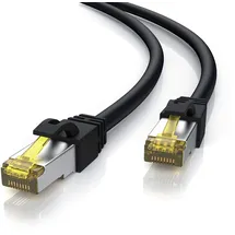 CSL - 10m Cat 7 Outdoor Netzwerkkabel Gigabit Ethernet LAN Kabel - 10000 Mbit S - Patchkabel - Cat.7 Rohkabel S FTP Pimf Schirmung mit RJ 45 Stecker - Abriebfest – ölbeständig – wasserfest – IP66