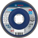 Bosch X-LOCK Fächerscheibe X571 Best for Metal Durchmesser 115 mm Körnung 40