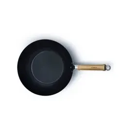 Beka Kitchen Fun by 13870284 Wok, Stahlblech, schwarz, 28 cm