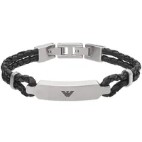 Emporio Armani Armband Schwarz/Silber EGS2719040 Größe 18,5