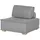 Beliani Modul Ecksofa 300 x 200 cm Grau