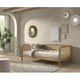 Home Affaire Bett Olive 90 x 200 cm Eiche natur beige