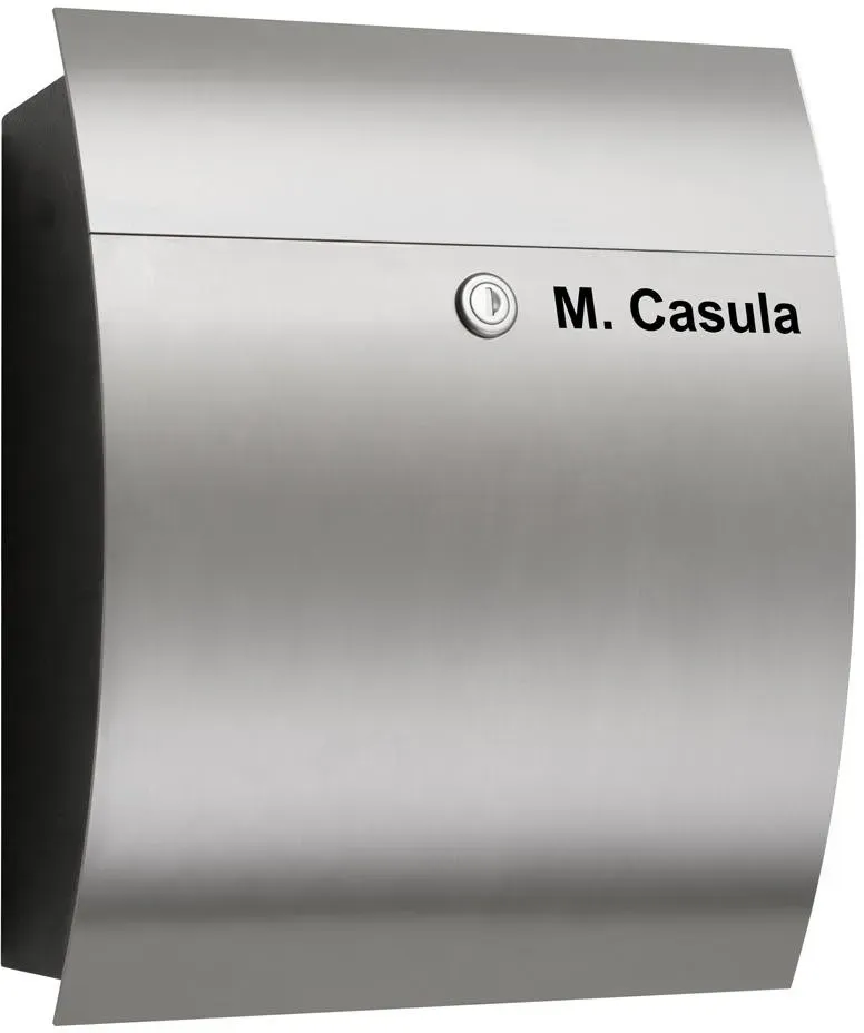 CMD Creative Metalldesign Gravur für Briefkasten aus Edelstahl und Opalglas (Art.-Nr. CMD-47) CMD-47/Gravur