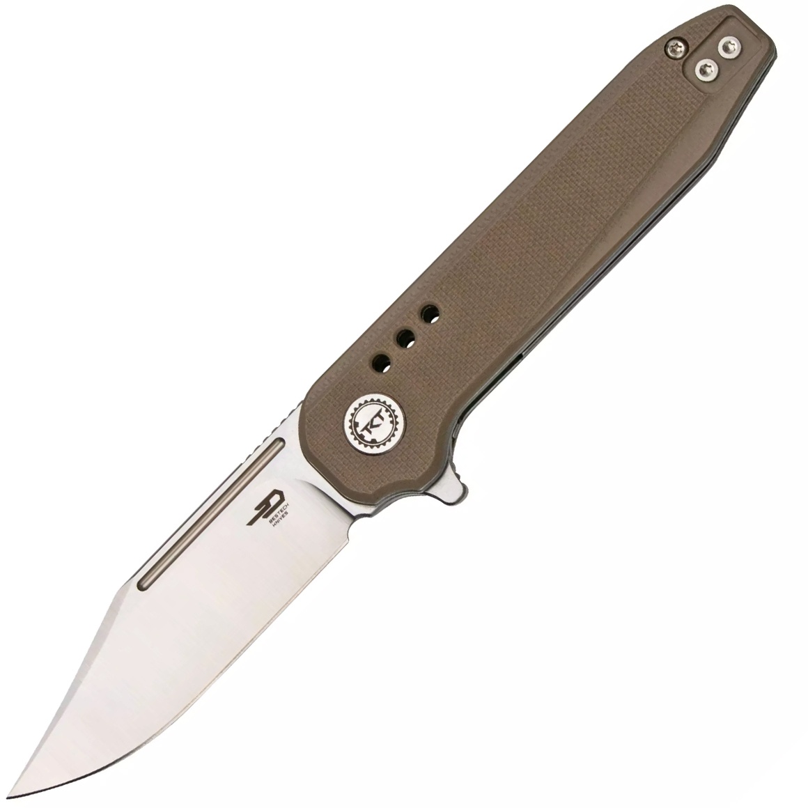 Bestech SYNTAX 154CM, Stone wash+satin, Beige G10 BG41B