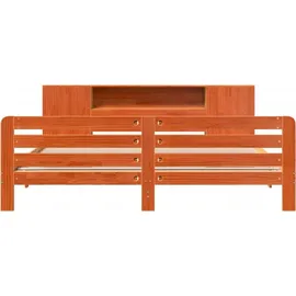 vidaXL Massivholzbett 180 x 200 cm Braun