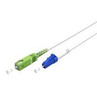 goobay 59612 Glasfaserkabel (FTTH), Singlemode (OS2) White, (Simplex),