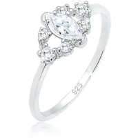 Elli Ring 925 Sterling Silber Verlobungsring in Silber | Gr.: 56