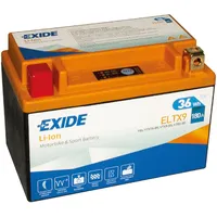 Exide ELTX9 Lithium Motorradbatterie 3Ah