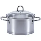 SSW Kitchen Q Profi Star Kochtopf mit Deckel, Edelstahl, Ø 20 cm, 3,6 l
