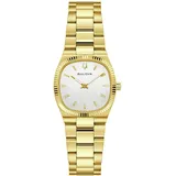 Bulova Damen Armbanduhr 97L189 Classic Edelstahl goldplattiert
