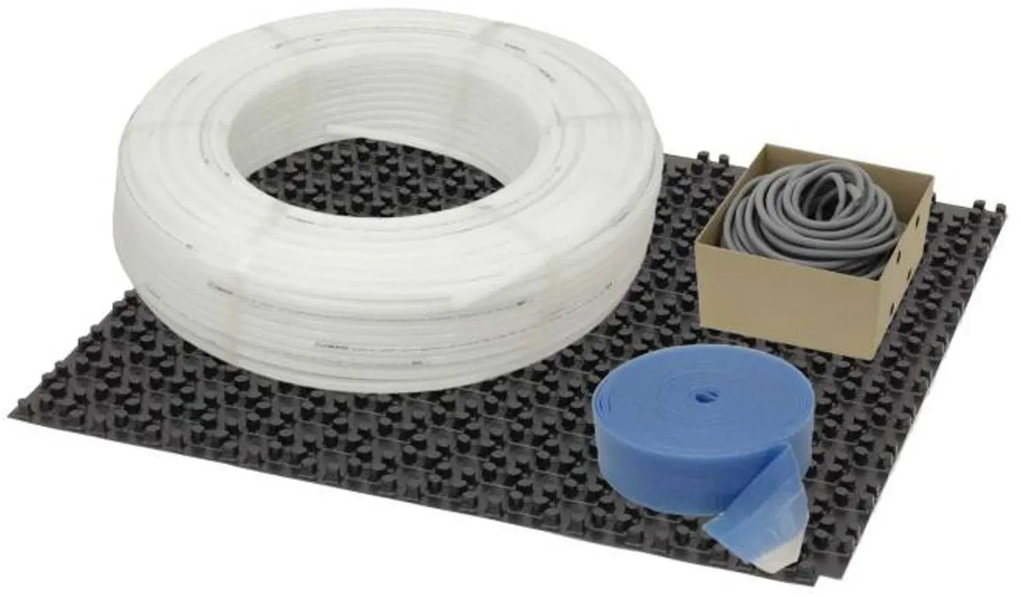 80 m2 Set Noppensystem 30 mm WLG 040 16x2 PE-RT Rohr Raster 10 cm + Zubehör