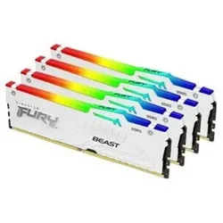 Kingston FURY Beast RGB weiß DIMM Kit 128GB