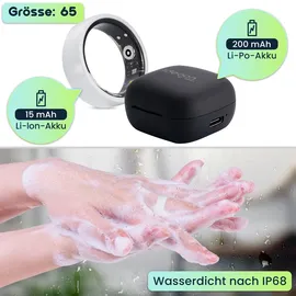 ideoon Smart-Ring Größe 65 / 65 mm Weiß