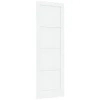 VidaXL Innentür 'ORKDAL'Weiß 78x232x4 cm Massivholz Kiefer