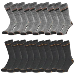 Black+Decker Crew Work Socks Unisex Herren Damen Arbeitssocken 10er Pack in 39-42 Blau 3