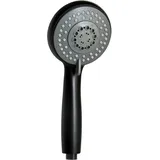 SANOTECHNIK Handbrause mit 5 Funktionen Schwarz