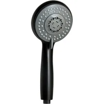 SANOTECHNIK Handbrause mit 5 Funktionen Schwarz