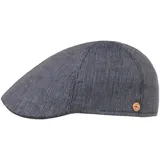 Mayser Paddy Stripes Flatcap Schirmmütze gestreift Handmade Herren Frühling Sommer dunkelblau 62 cm - 62