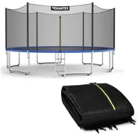 Sicherheitsnetz Für 305-cm-trampolin – Wetterfest – Doppelter Reißverschluss Mit Sicherheitsschnallen – Kindersicherung