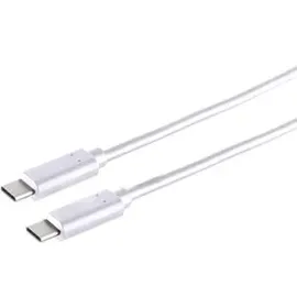 S-Conn USB-C 2 m Weiß
