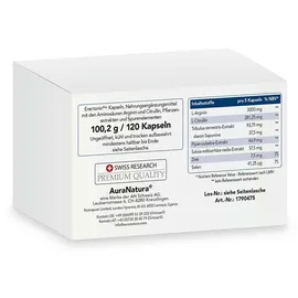 aura natura Erectonin Plus L-Arginin Kapseln 120 St.