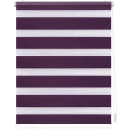 Lichtblick Duo Rollo / Doppelrollo Klemmfix 60 x 150 cm brombeer