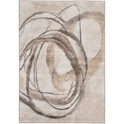 Webteppich Perle in Beige ca. 120x170cm